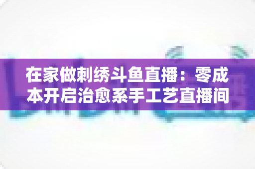在家做刺绣斗鱼直播：零成本开启治愈系手工艺直播间的全攻略
