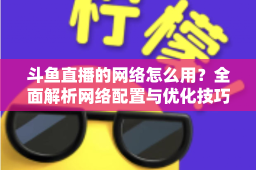 斗鱼直播的网络怎么用？全面解析网络配置与优化技巧，助你畅享高清直播体验