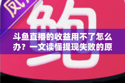 斗鱼直播的收益用不了怎么办?一文读懂提现失败的原因与实用解决攻略 斗鱼直播的收益用不了怎么办?一文读懂提现失败的原因与实用解决攻略