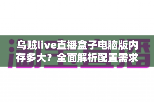 乌贼live直播盒子电脑版内存多大？全面解析配置需求与优化指南