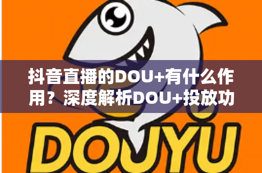 抖音直播的DOU+有什么作用?深度解析DOU+投放功能、引流涨粉与直播带货实战全攻略 抖音直播的DOU+有什么作用?深度解析DOU+投放功能、引流涨粉与直播带货实战全攻略