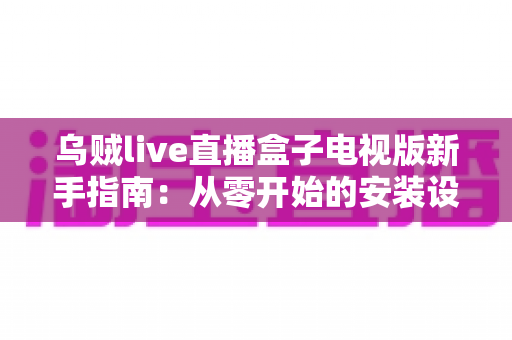 乌贼live直播盒子电视版新手指南：从零开始的安装设置与实用技巧全解析