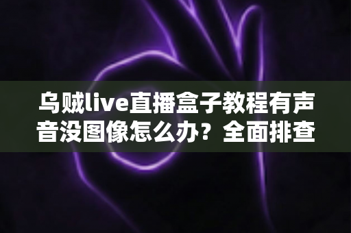 乌贼live直播盒子教程有声音没图像怎么办?全面排查与快速解决指南 乌贼live直播盒子教程有声音没图像怎么办?全面排查与快速解决指南