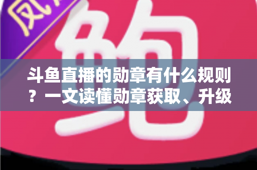 斗鱼直播的勋章有什么规则?一文读懂勋章获取、升级与佩戴全攻略 斗鱼直播的勋章有什么规则?一文读懂勋章获取、升级与佩戴全攻略