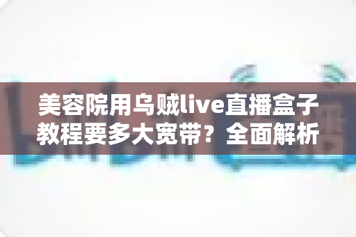 美容院用乌贼live直播盒子教程要多大宽带？全面解析带宽需求与直播设置指南