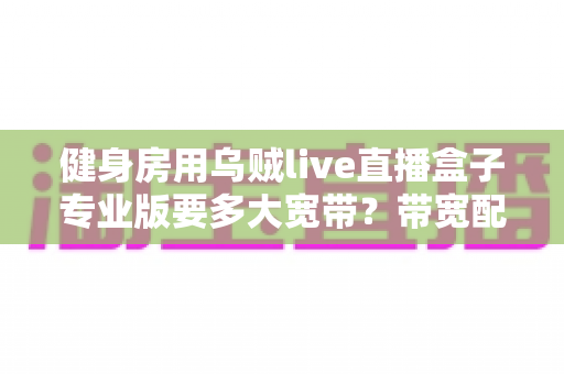 健身房用乌贼live直播盒子专业版要多大宽带?带宽配置全攻略,助你直播零卡顿 健身房用乌贼live直播盒子专业版要多大宽带?带宽配置全攻略,助你直播零卡顿