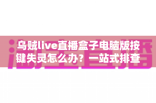乌贼live直播盒子电脑版按键失灵怎么办?一站式排查与修复全指南 乌贼live直播盒子电脑版按键失灵怎么办?一站式排查与修复全指南