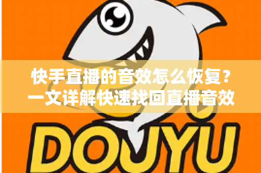 快手直播的音效怎么恢复?一文详解快速找回直播音效的完整指南 快手直播的音效怎么恢复?一文详解快速找回直播音效的完整指南