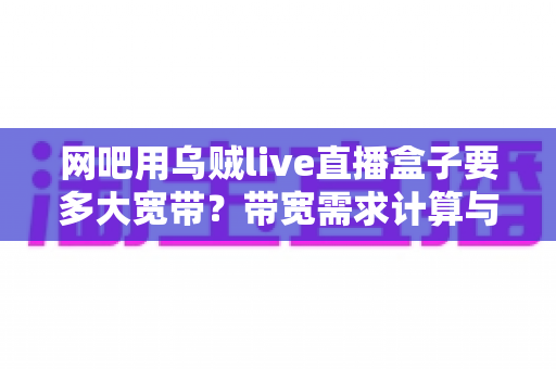 网吧用乌贼live直播盒子要多大宽带？带宽需求计算与配置方案全解析