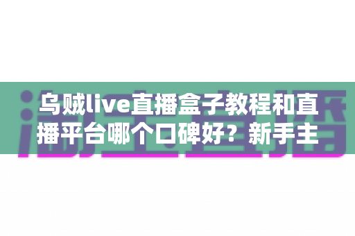 乌贼live直播盒子教程和直播平台哪个口碑好？新手主播从入门到避坑的一站式实用指南