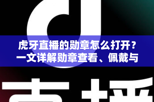 虎牙直播的勋章怎么打开？一文详解勋章查看、佩戴与升级全攻略