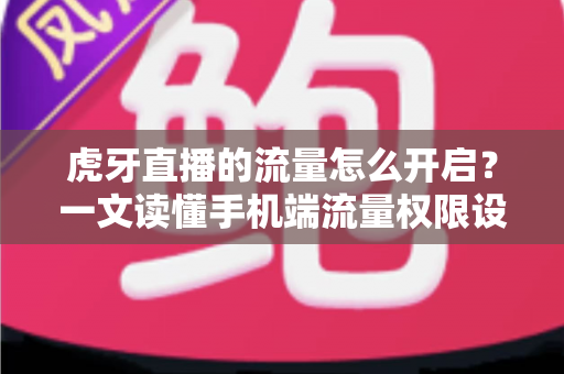 虎牙直播的流量怎么开启？一文读懂手机端流量权限设置全攻略，高清直播随时看
