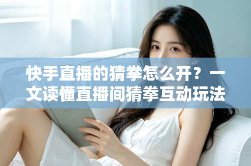 快手直播的猜拳怎么开？一文读懂直播间猜拳互动玩法的开通与运营技巧