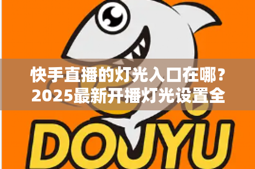 快手直播的灯光入口在哪？2025最新开播灯光设置全攻略，新手主播也能秒上手