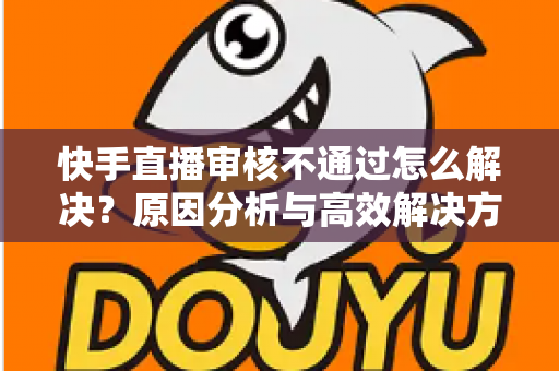 快手直播审核不通过怎么解决？原因分析与高效解决方法全攻略