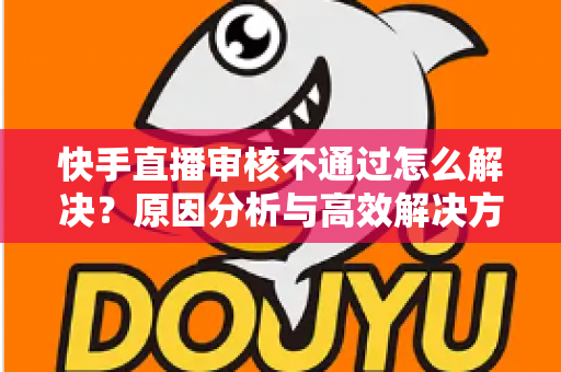 快手直播审核不通过怎么解决？原因分析与高效解决方法全攻略