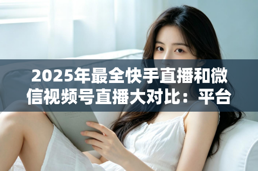 2025年最全快手直播和微信视频号直播大对比：平台差异、流量逻辑与主播选择指南