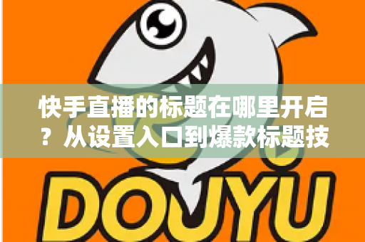快手直播的标题在哪里开启？从设置入口到爆款标题技巧的全流程实用指南