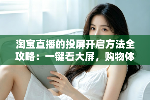 淘宝直播的投屏开启方法全攻略:一键看大屏,购物体验升级指南 淘宝直播的投屏开启方法全攻略:一键看大屏,购物体验升级指南