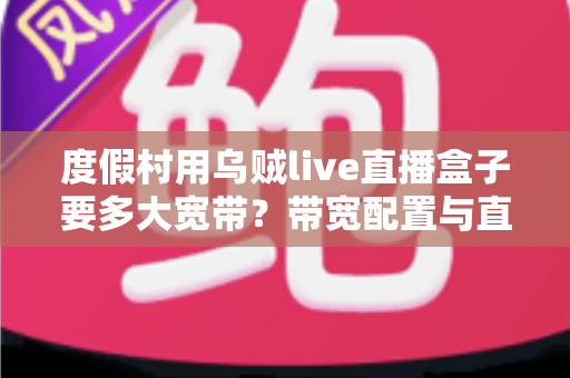 度假村用乌贼live直播盒子要多大宽带？带宽配置与直播优化一站式指南