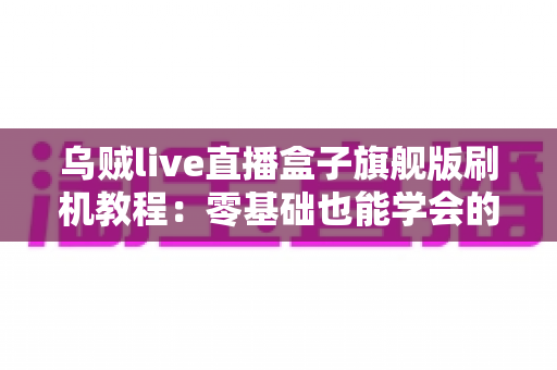 乌贼live直播盒子旗舰版刷机教程：零基础也能学会的安全刷机全流程指南
