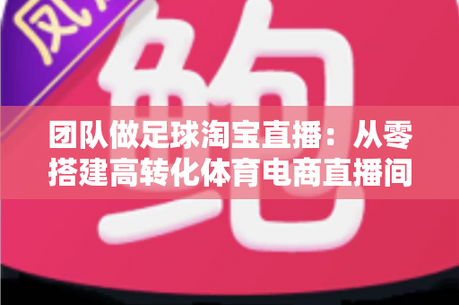 团队做足球淘宝直播：从零搭建高转化体育电商直播间的完整实战指南