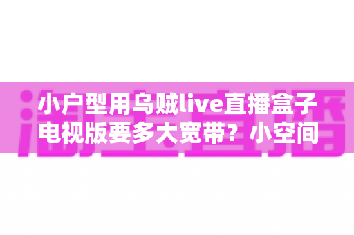 小户型用乌贼live直播盒子电视版要多大宽带？小空间流畅观影与直播的宽带选择全攻略