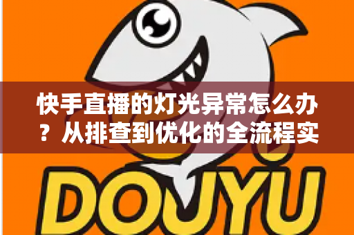 快手直播的灯光异常怎么办？从排查到优化的全流程实用指南