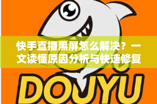 快手直播黑屏怎么解决？一文读懂原因分析与快速修复全攻略