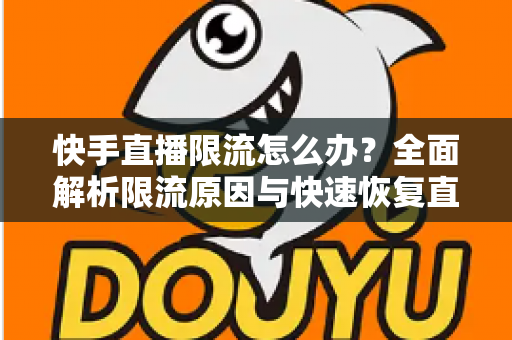 快手直播限流怎么办？全面解析限流原因与快速恢复直播间流量的实用指南