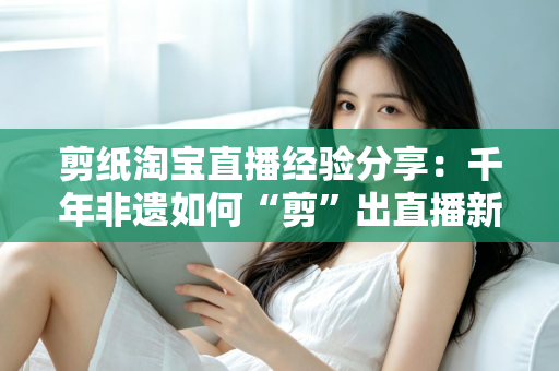 剪纸淘宝直播经验分享：千年非遗如何“剪”出直播新商机