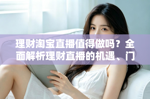 理财淘宝直播值得做吗？全面解析理财直播的机遇、门槛与实操指南