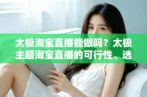 太极淘宝直播能做吗？太极主题淘宝直播的可行性、选品思路与实战运营全解析