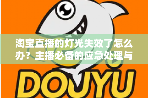 淘宝直播的灯光失效了怎么办？主播必备的应急处理与日常预防全攻略