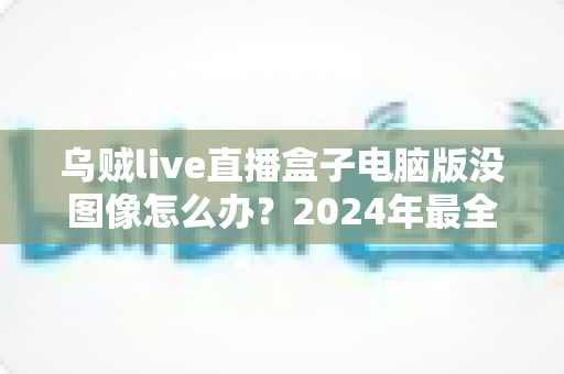 乌贼live直播盒子电脑版没图像怎么办？2024年最全排查修复指南