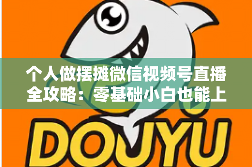个人做摆摊微信视频号直播全攻略：零基础小白也能上手的实战变现指南