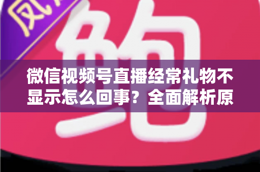 微信视频号直播经常礼物不显示怎么回事?全面解析原因与实用解决指南 微信视频号直播经常礼物不显示怎么回事?全面解析原因与实用解决指南