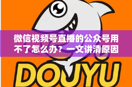微信视频号直播的公众号用不了怎么办?一文讲清原因与解决方案 微信视频号直播的公众号用不了怎么办?一文讲清原因与解决方案