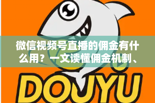 微信视频号直播的佣金有什么用?一文读懂佣金机制、结算规则与变现价值 微信视频号直播的佣金有什么用?一文读懂佣金机制、结算规则与变现价值