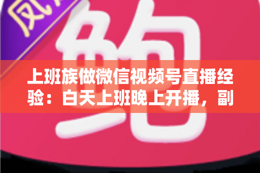 上班族做微信视频号直播经验:白天上班晚上开播,副业涨粉与变现的实战指南 上班族做微信视频号直播经验:白天上班晚上开播,副业涨粉与变现的实战指南