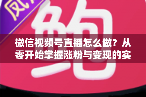 微信视频号直播怎么做?从零开始掌握涨粉与变现的实战全攻略 微信视频号直播怎么做?从零开始掌握涨粉与变现的实战全攻略