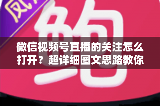 微信视频号直播的关注怎么打开？超详细图文思路教你秒懂关注功能的使用方法
