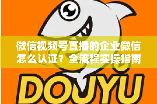 微信视频号直播的企业微信怎么认证?全流程实操指南,助力企业快速开播获客 微信视频号直播的企业微信怎么认证?全流程实操指南,助力企业快速开播获客
