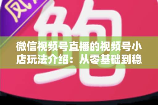 微信视频号直播的视频号小店玩法介绍：从零基础到稳定出单的全链路运营指南