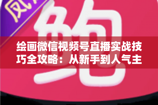 绘画微信视频号直播实战技巧全攻略：从新手到人气主播的进阶指南