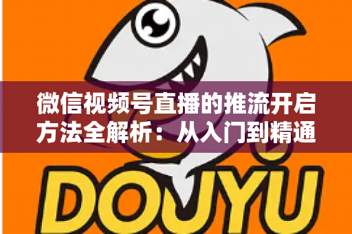 微信视频号直播的推流开启方法全解析:从入门到精通的完整实战指南 微信视频号直播的推流开启方法全解析:从入门到精通的完整实战指南
