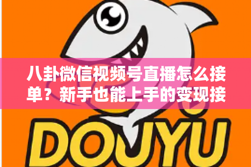八卦微信视频号直播怎么接单？新手也能上手的变现接单全攻略