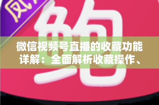 微信视频号直播的收藏功能详解:全面解析收藏操作、使用技巧与常见问题 微信视频号直播的收藏功能详解:全面解析收藏操作、使用技巧与常见问题