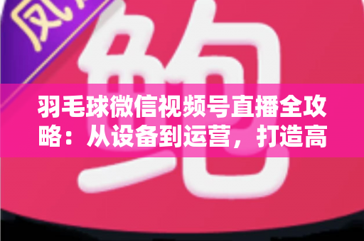 羽毛球微信视频号直播全攻略:从设备到运营,打造高人气球场直播间 羽毛球微信视频号直播全攻略:从设备到运营,打造高人气球场直播间