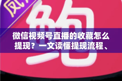 微信视频号直播的收藏怎么提现?一文读懂提现流程、到账规则与收益优化全攻略 微信视频号直播的收藏怎么提现?一文读懂提现流程、到账规则与收益优化全攻略